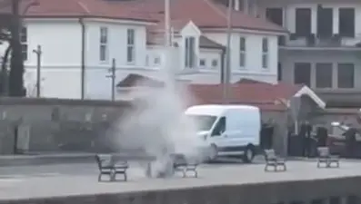 Başkonsolosluk önünde şüpheli valiz paniği