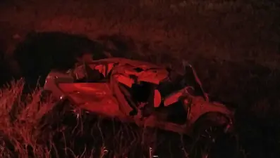 Otomobil traktöre çarptı, küçük Aziz öldü