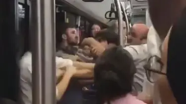 Kocaeli'de halk otobüsünde tekme tokat kavga