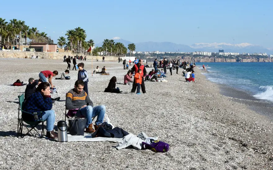 Yılın ilk gününde deniz keyfi 16