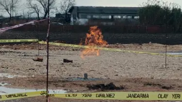 Bursa'da zemin etüdü çalışmasında gaz bulundu