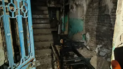 Alkollü şüpheli evini yaktı