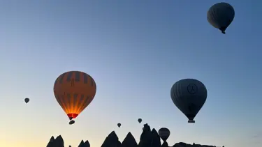 Kapadokya’yı 18 bin turist gökyüzünden izledi