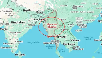 Myanmar nerede? İşte Myanmar'ın konumu ve haritadaki yeri