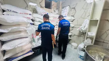 Son tüketim tarihi geçmiş 500 litre süt ele geçirildi