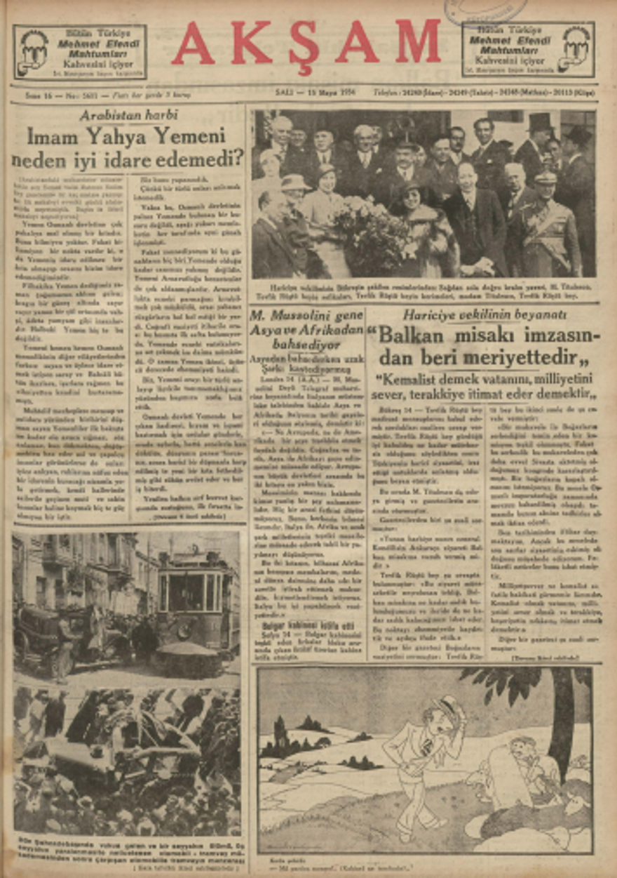 Tarihte bugünün gazete manşetleri (15 Mayıs) 5