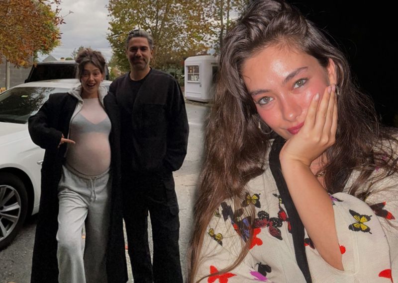Neslihan Atagül'den yeni hamilelik pozları: 24. haftadan bildiriyorum