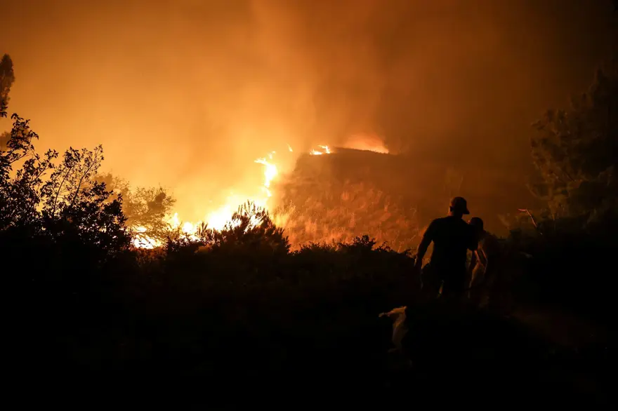 Çanakkale'de orman yangını kontrol altında 1