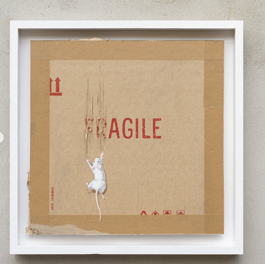 Banksy'den Ukraynalılara yardım için 50 serigrafi baskı 2 Banksy'den Ukraynalılara yardım için 50 serigrafi baskı 2