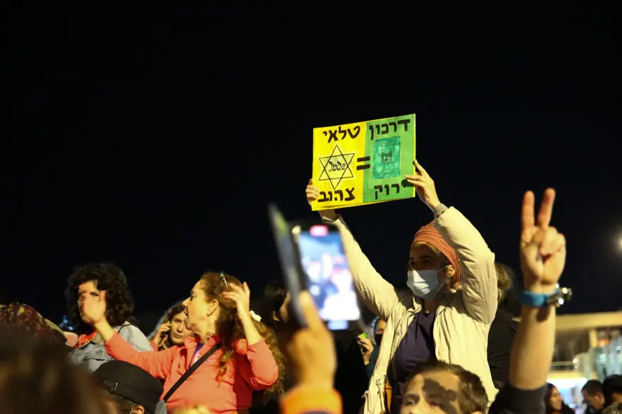 İsrail'de “Aşıya hayır” protestoları 11