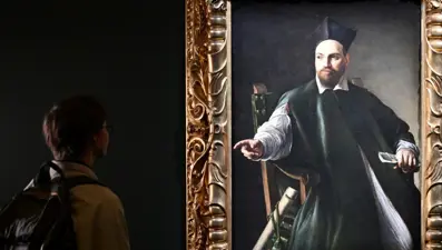 Yıllardır gizlenen tablo: Caravaggio'nun portresi ilk kez Roma'da sergileniyor