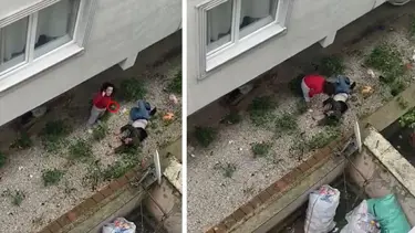 Aldatıldığı şüphesiyle kocasını 2'nci kattan attı: Başında bıçakla bekledi