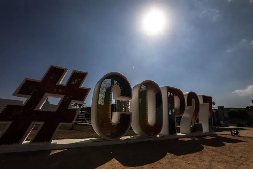 Mısır'daki BM İklim Zirvesi'nde geri dönüşüm malzemelerinden sanat eserleri 13