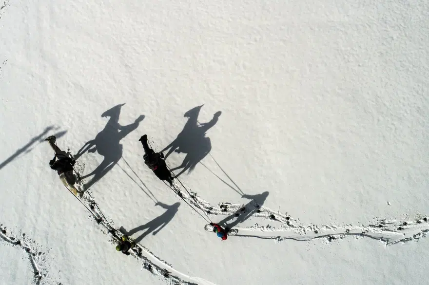 Van'da "Atlı snowboard" heyecanı 3 Van'da "Atlı snowboard" heyecanı 3