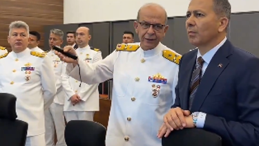 Bakan Yerlikaya’dan Sahil Güvenlik Komutanlığı’nda Yunanistan mesajı