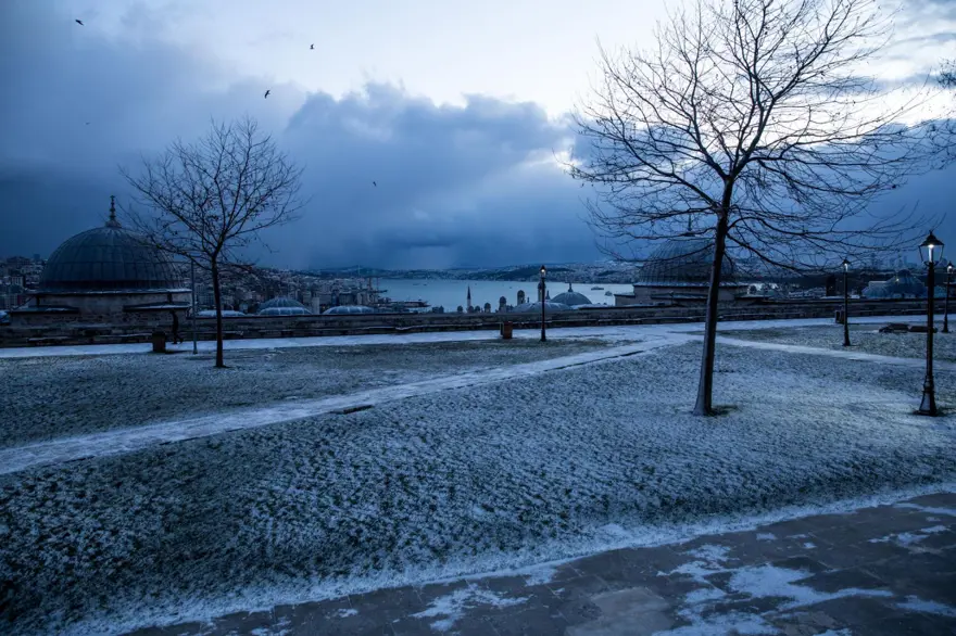 İstanbul'dan kar fotoğrafları 21
