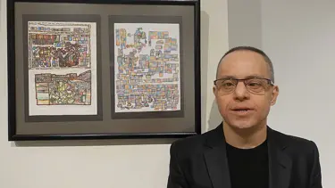 Down sendromlu ressam Kıvanç Baskan'dan 'Meleğin Kaleminden' sergisi