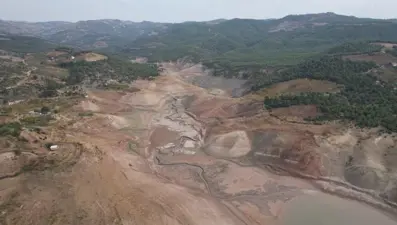 Bir baraj daha kuruyor | Ayvalı Barajı’nda su seviyesi yüzde10’a düştü