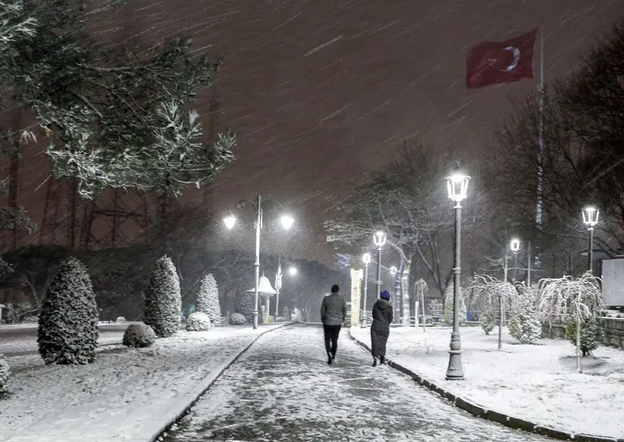 İstanbul'dan kar fotoğrafları 22