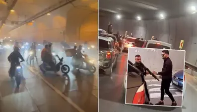 İstanbul'da magandalar yine sahnede | Tüneli kapattılar, otomatik tüfekle ateş açtılar