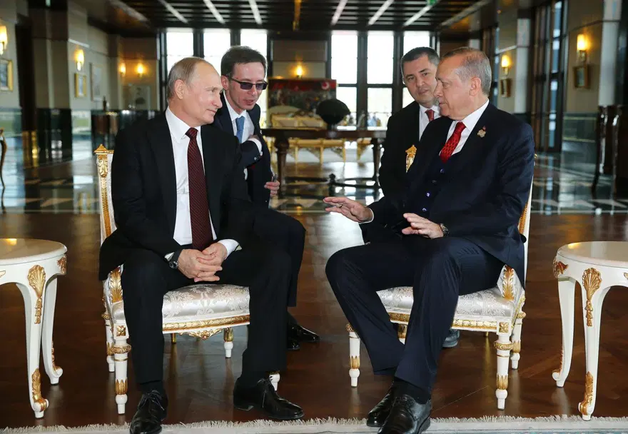 Cumhurbaşkanı Erdoğan ve Putin Beştepe'de Akkuyu Nükleer Santrali'nin temelini attı 