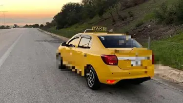 Kullandığı takside ölü bulundu