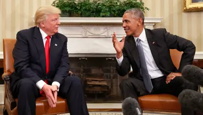 Trump, bir sonraki seçimde Obama ile yarışmak istiyor