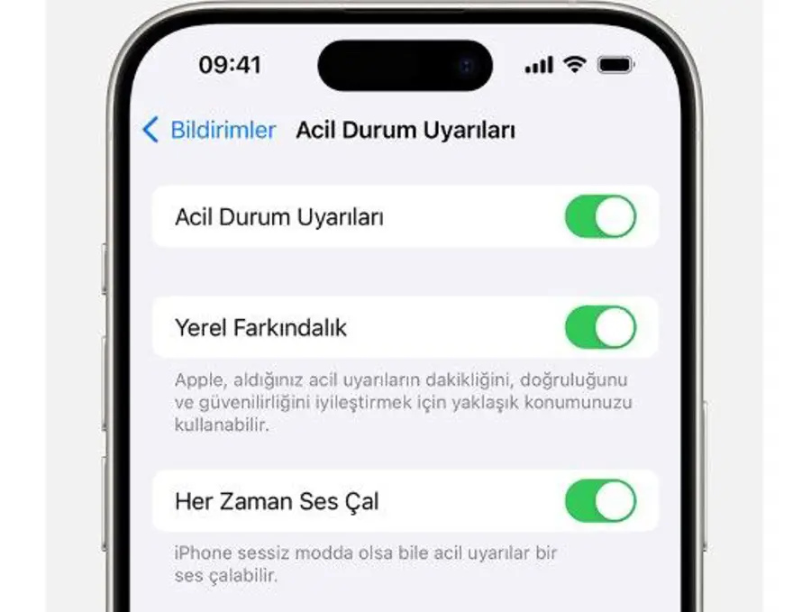 iPhone deprem uyarısı var mı? iOS (iPhone - Apple Watch) deprem bildirimi nasıl açılır? 2