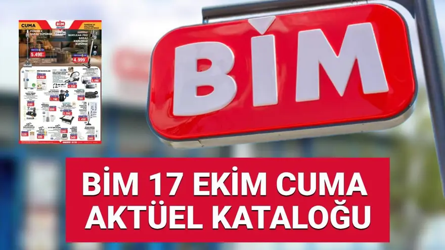 SATIŞTA: BİM 17 Ekim aktüel kataloğu 2025: Cuma günü televizyon, çay makinesi, mini buzdolabı ve otomobil ürünleri geliyor 