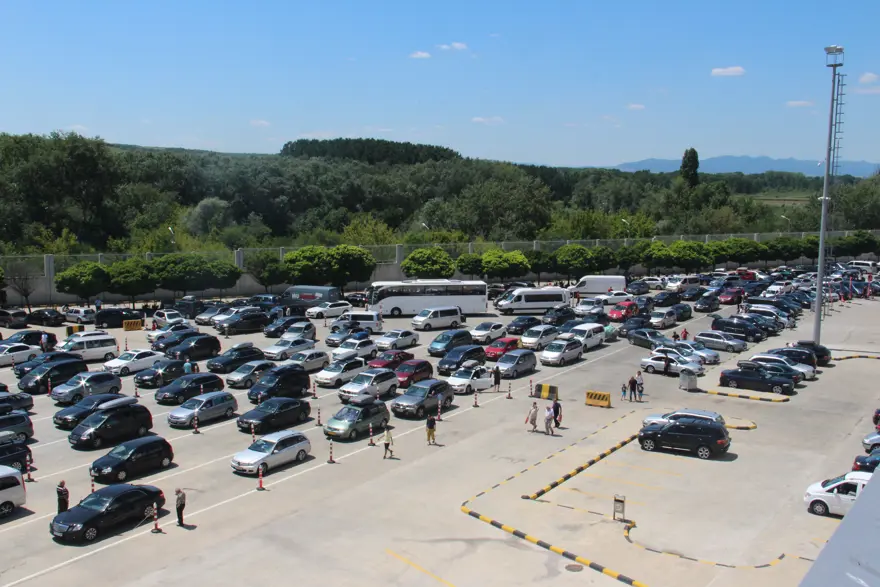 Kapıkule Sınır Kapısı'nda uzun araç kuyruğu 5