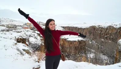 12 bin kilometre uzaktan gelen turistler Ihlara Vadisi'ne hayran kaldı