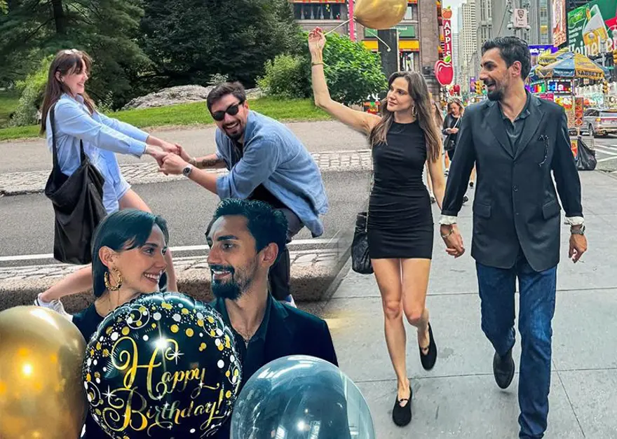 Alina Boz ile Umut Evirgen New York'ta aşka geldi 