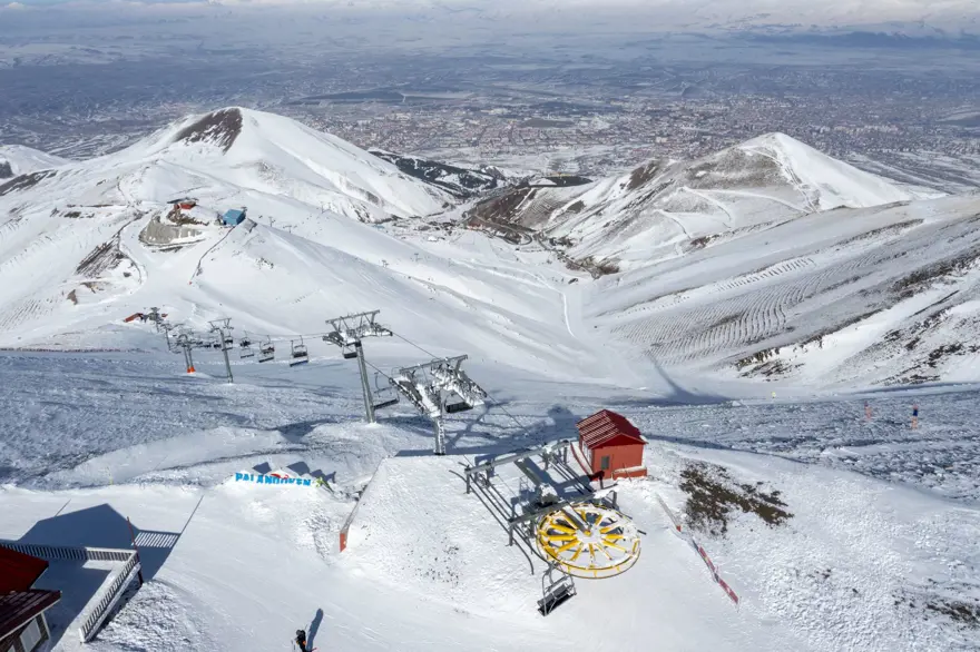 Palandöken'de sezonun uzaması bekleniyor 