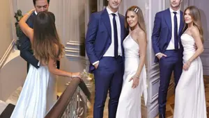 Feyyaz Şerifoğlu ile Merve Dinçkol'un nişan töreninden yeni kareler