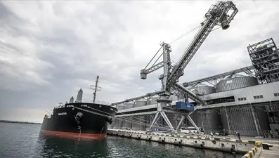 Tahıl koridorundan 408 gemi ile 9,2 milyon ton tahıl taşındı
