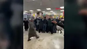 Bin liraya 32 ekran televizyon izdihamı