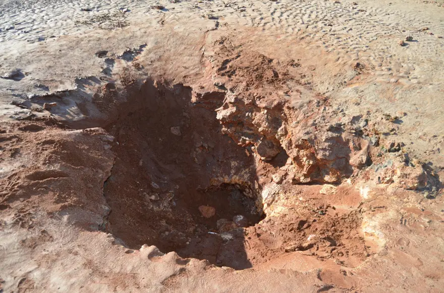 Türkiye'de tek! Yerin altından bir anda fışkırıyor, bir süre sonra kayboluyordu, sırrı çözüldü 5