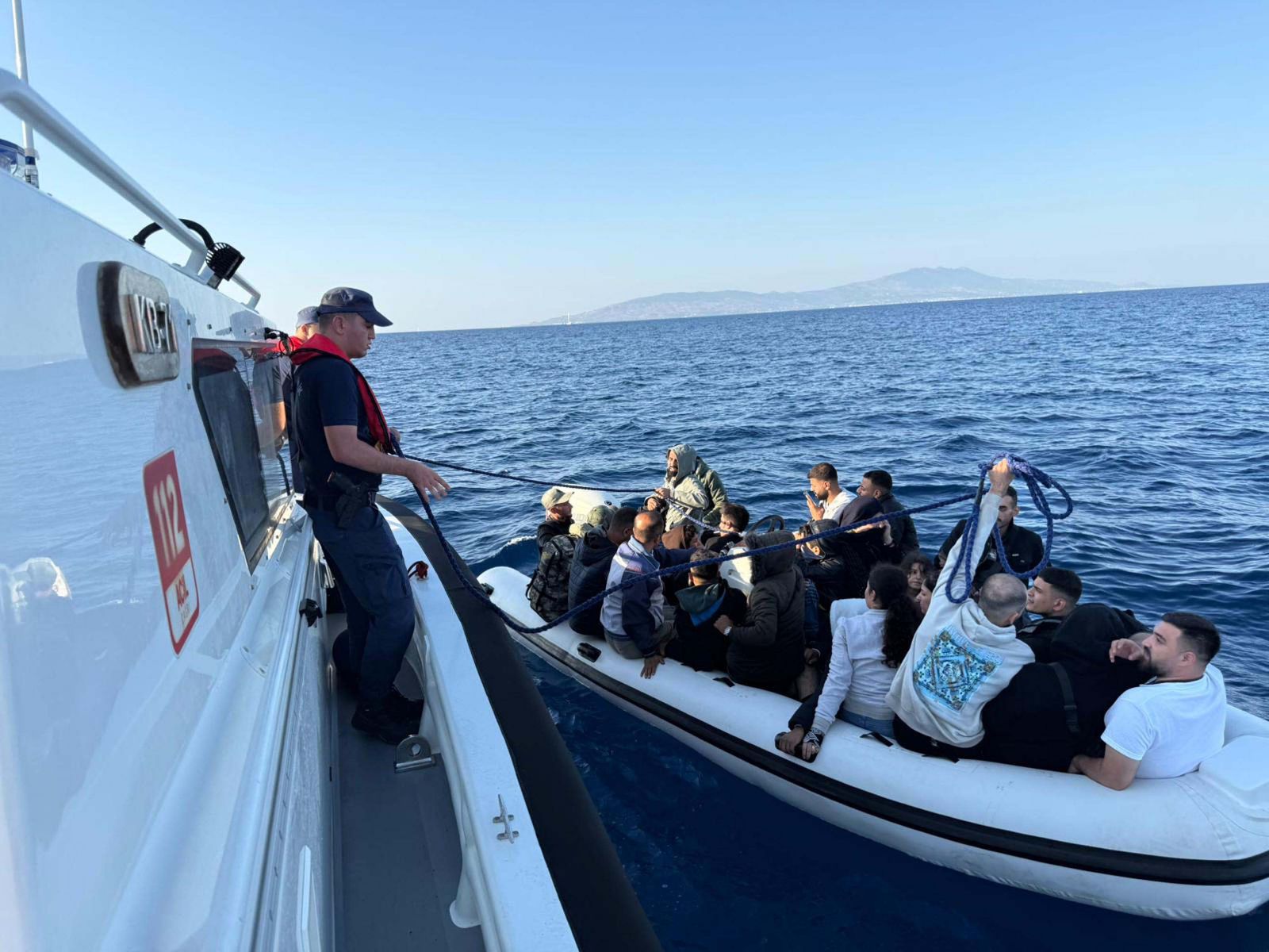 Bodrum'da 24 kaçak göçmen yakalandı