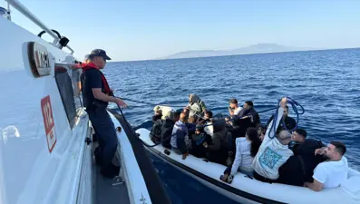 Bodrum'da 24 kaçak göçmen yakalandı
