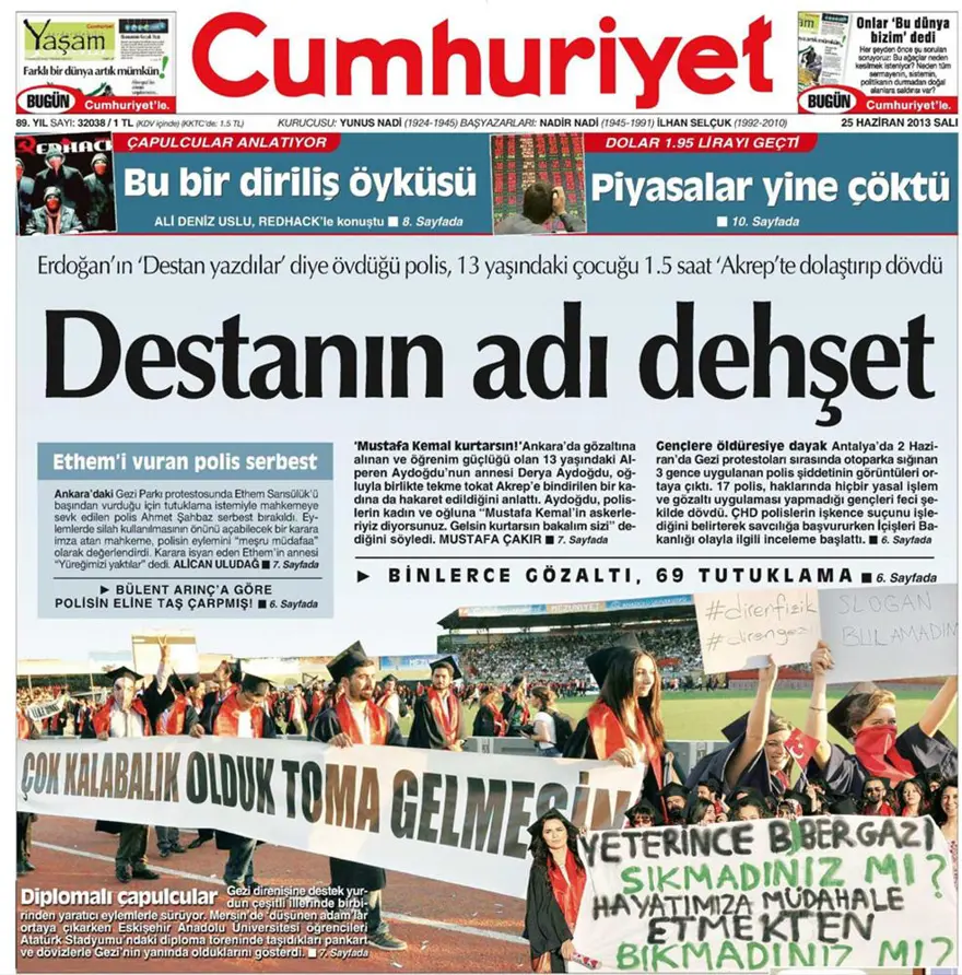 Gazete manşetleri - 25 Haziran 2