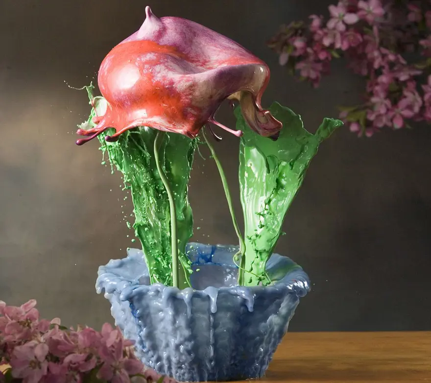 Tablo gibi çiçekler 3