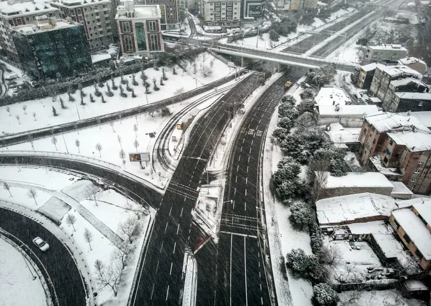 İstanbul'da kar 