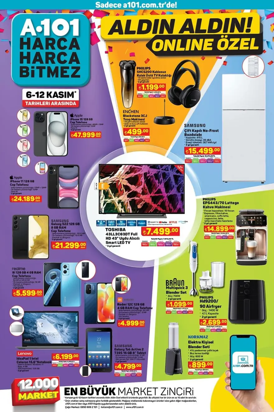 A101 marketten bu haftaya özel yeni indirimli ürünler listesi: Birçok üründe fırsat indirimi (9 Kasım A101 aktüel ürünler kataloğu) 2