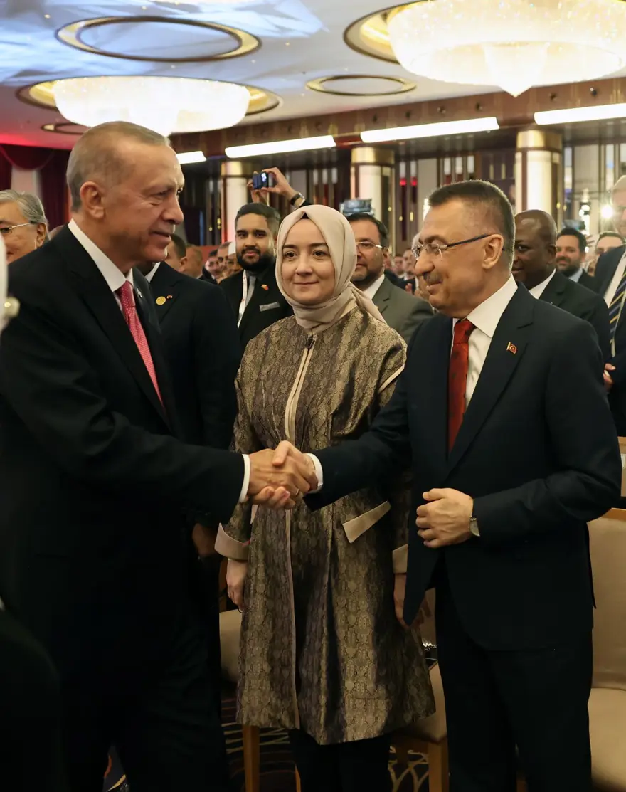 Cumhurbaşkanı Erdoğan için Beştepe'de tören 31