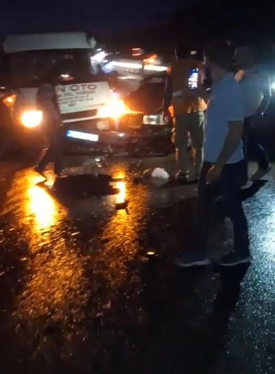 Erzurum'da 2 ayrı trafik kazası: 5 yaralı 3