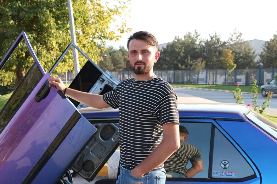 1993 model aracını Lamborghini'ye benzetti 1993 model aracını Lamborghini'ye benzetti