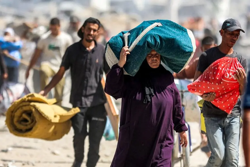 Gazze'ye acılı dönüş: On binlerce Filistinli'yi harabe kent bekliyor 14