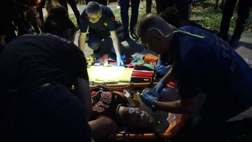 Manzara izlerken ölümden döndü 