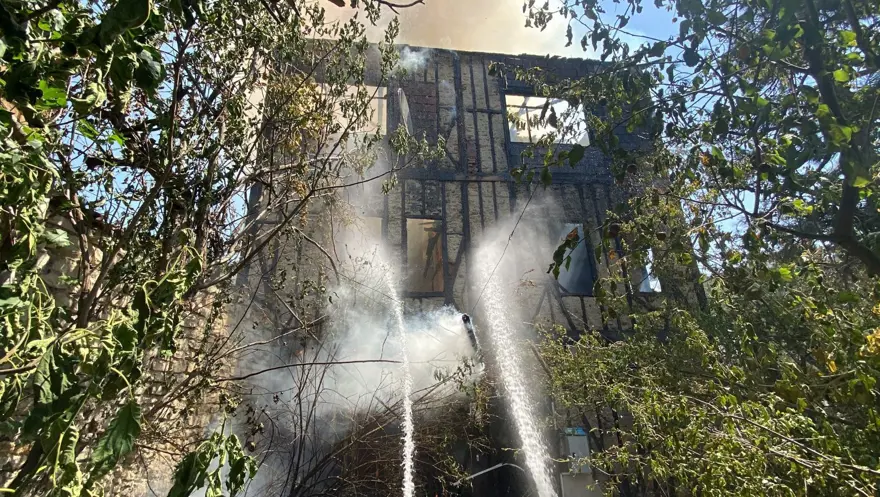 Safranbolu'da tarihi konakta yangın 3