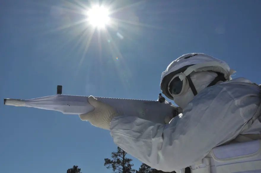 Komandoların 2 bin 200 metre rakımda, eksi 25 derecede zorlueğitimi Komandoların 2 bin 200 metre rakımda, eksi 25 derecede zorlueğitimi